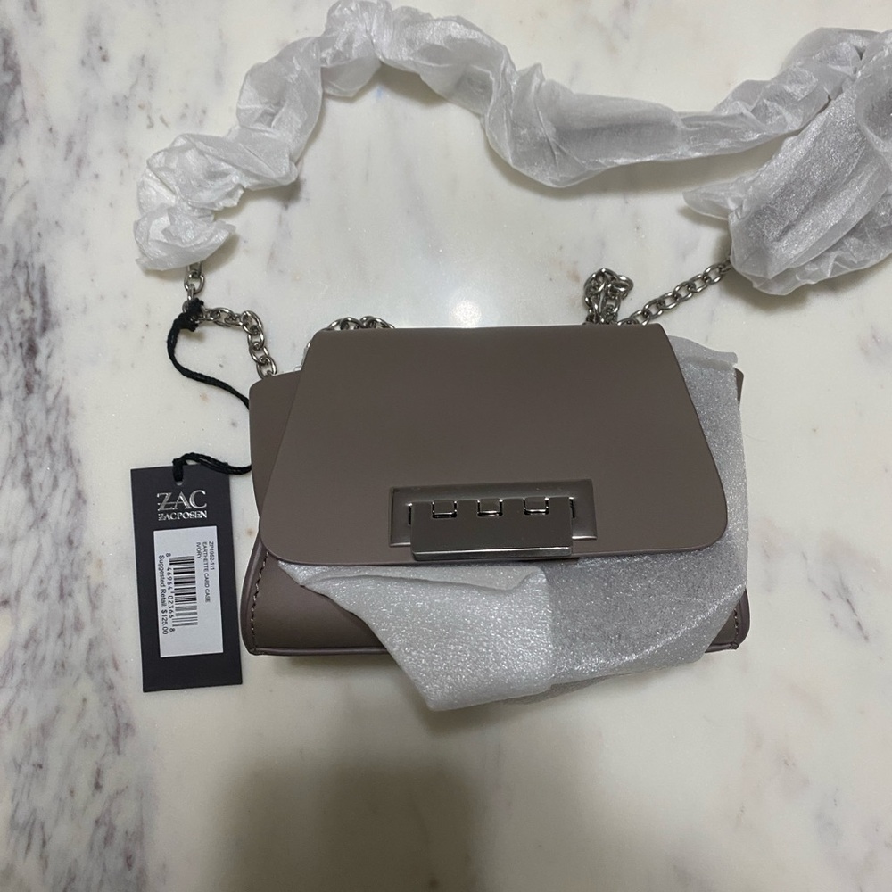 ZAC Zac Posen Taupe Crossbody Bag